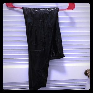 Vinyl leggings